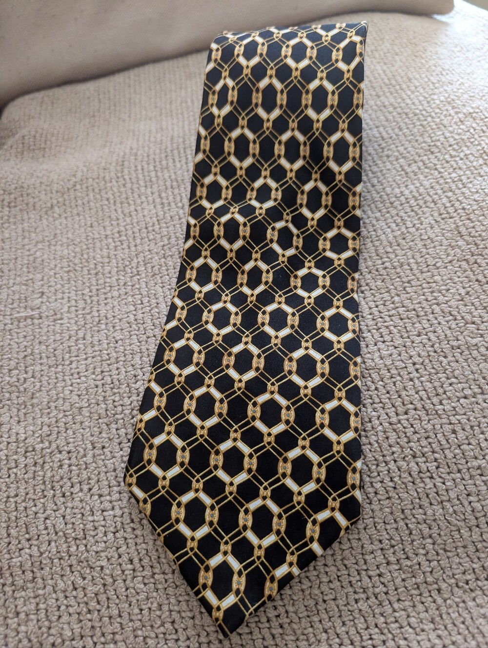 Lanvin Paris Mens Silk Tie